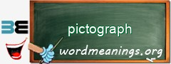 WordMeaning blackboard for pictograph